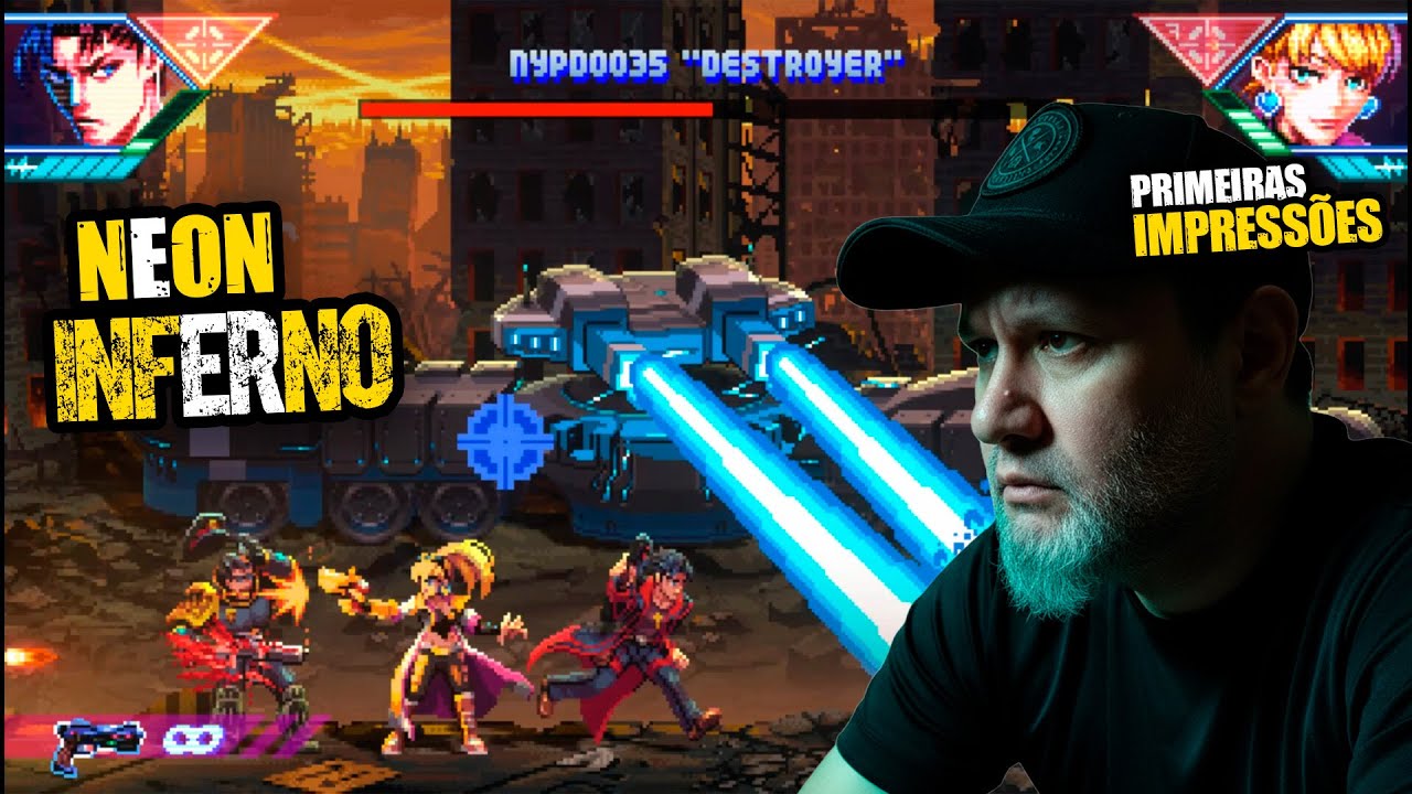 Neon Inferno: Desviei de BALAS como um PROFISSIONAL no início! 😎
