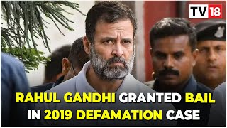 Rahul Gandhi Granted Bail In 2019 Defamation Case : Purnesh Modi's Lawyer Briefs Media | CNBC-TV18