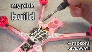 Building the most beautiful drone I've ever made + motors giveaway!