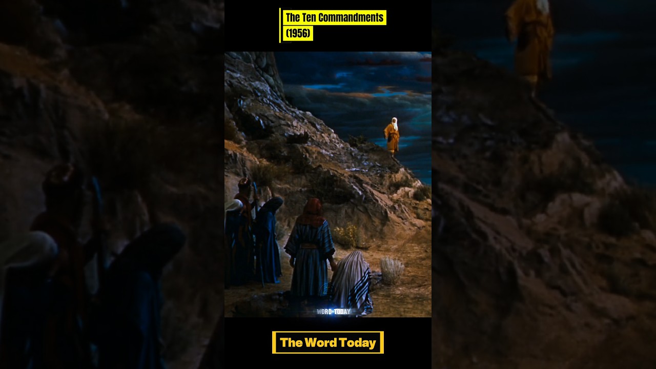 The Final Scene of Moses | The Ten Commandments (1956) Ending #viral #movie #shorts #fyp