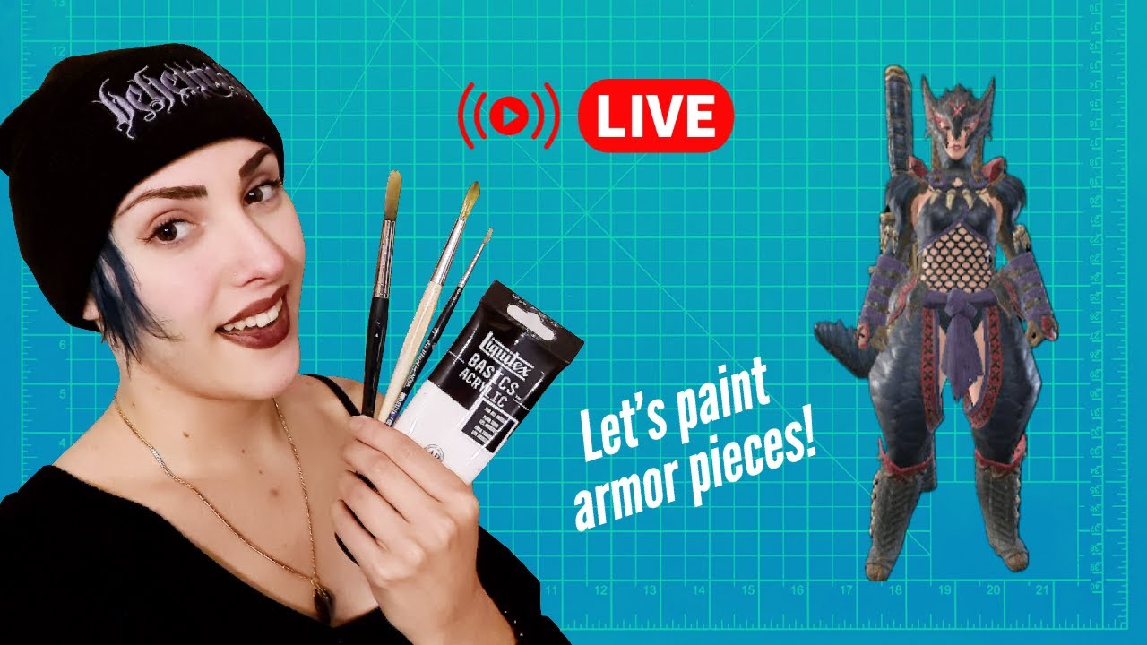Crafting Livestream | Let's Paint Armor Pieces!