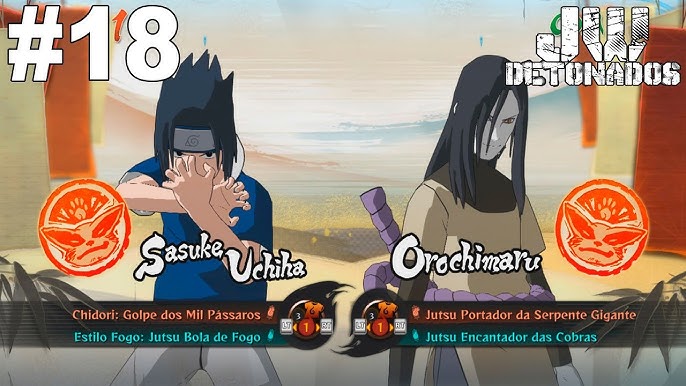 NSUNS4 #17 [ O TERCEIRO HOKAGE : HIRUZEN SARUTOBI x OROCHIMARU ] 