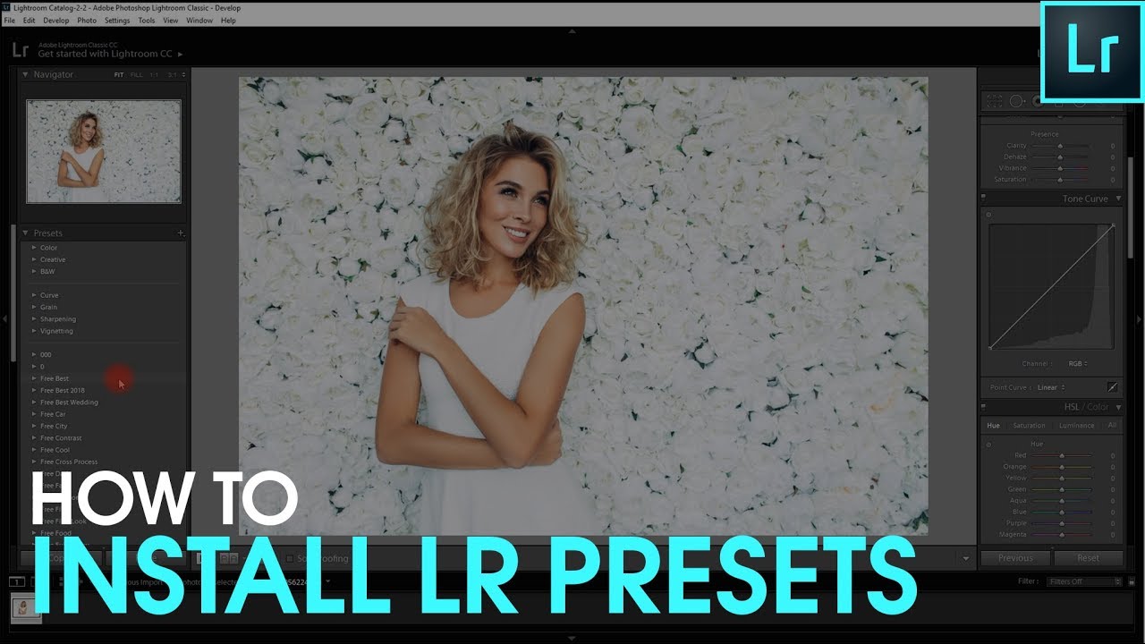 how to install lightroom free trial presets