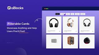 How to Create and Customize Filterable Cards in WordPress Using aBlocks