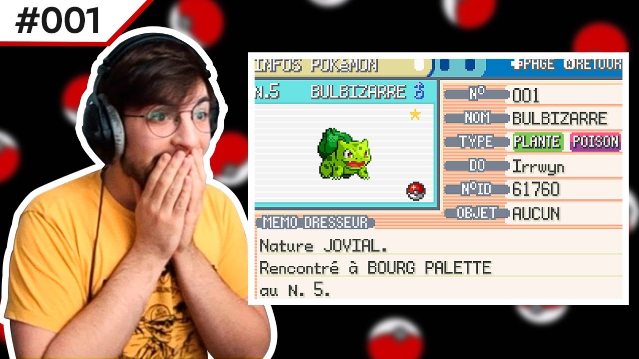 Live Shiny Bulbasaur After 2,304 Soft Resets - Pokemon Fire Red