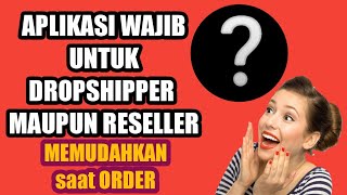Aplikasi Wajib Untuk Dropshipper || Dropship || Reseller || Flip screenshot 1