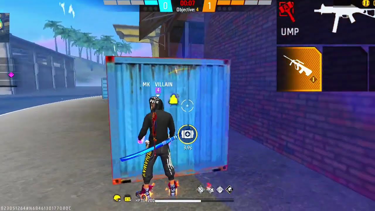 Free fire game play video csr ace 3 time 😱😱