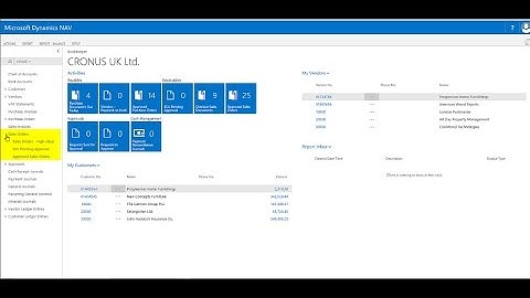 Dynamics NAV 2017 Web Client - Create and save a View
