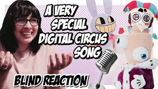 THIS WAS SO CHAOTIC! | 'A Very Special Digital Circus Song' (BLIND REACTION)