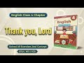 Thank you, lord || English class 4 chapter 5 || jobs preparation