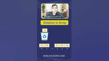 Deletion of Element in Array