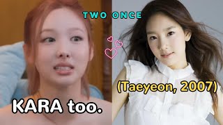 how snsd taeyeon help nayeon when she was still a child