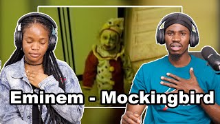 OUR FIRST TIME Eminem - Mockingbird (Official Music Video) REACTION!!!