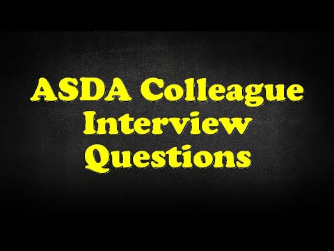 ASDA Colleague Interview Questions