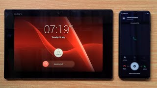 Sony Xperia Tab Z Set Clock alarm ringing & Zte Blade V40 incoming call at same time Resimi