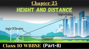 08.Height and distance | Class 10 WBBSE Chapter 25 | Raghubir bhaiya | ganit prakash |mathematics