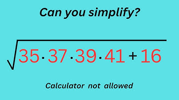 Germany | A very nice square root math simplification | Math Olympiad problem |