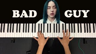 Billie Eilish - Bad Guy (Piano Cover) видео