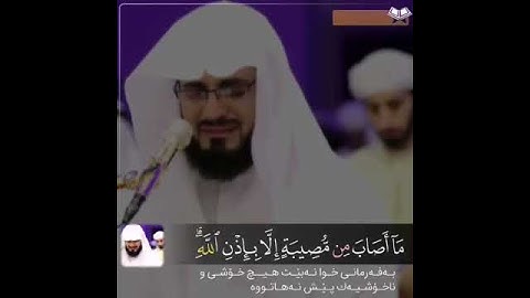 سورة التغابن بصوت الشيخ رعد محمد الكردي مآ أصَابَ مِن مُّصِيبَةٍ إِلَّا بِاذُنِ الله