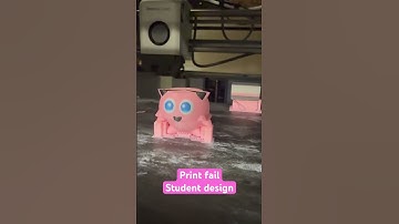 Student design #tinkercad #3dprinting #tutorial #jigglypuff #pokemon