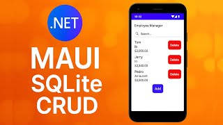 Crud Operations In Maui Using Sqlite