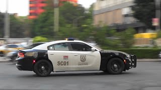 Policía Auxiliar CDMX (Alcaldía Cuauhtémoc) + PC Cuauhtémoc + SGIRPC CDMX respondiendo