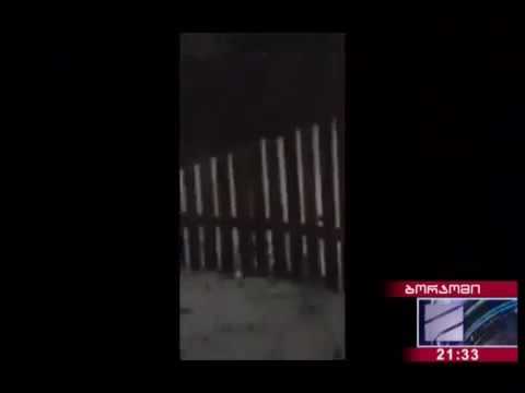 ამ წუთებში ბორჯომს ელექტროენერგია შეუწყდა ქალაქი დატბორილი და დასეტყვილია