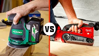 Belt Sander VS Orbital Sander - What's The Difference!