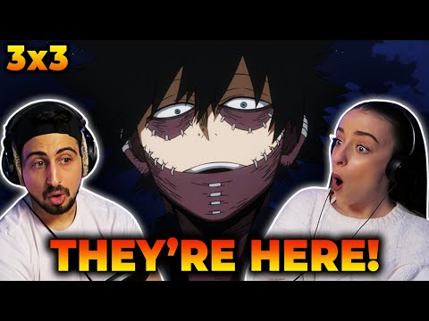 THE LEAGUE OF VILLAINS INVADE! *MY HERO ACADEMIA* 3x3 REACTION!