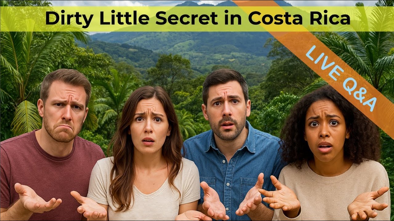 Costa Rica's Dirty Little Secret LIVE Q&A Chat UNBRIDLED Living in
