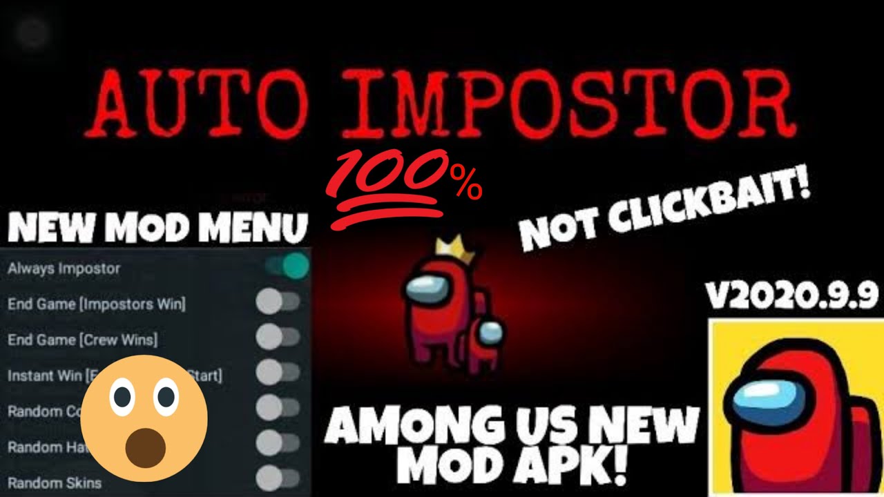 Among Us Mod Menu Among Us Always Impostor Mod Apk