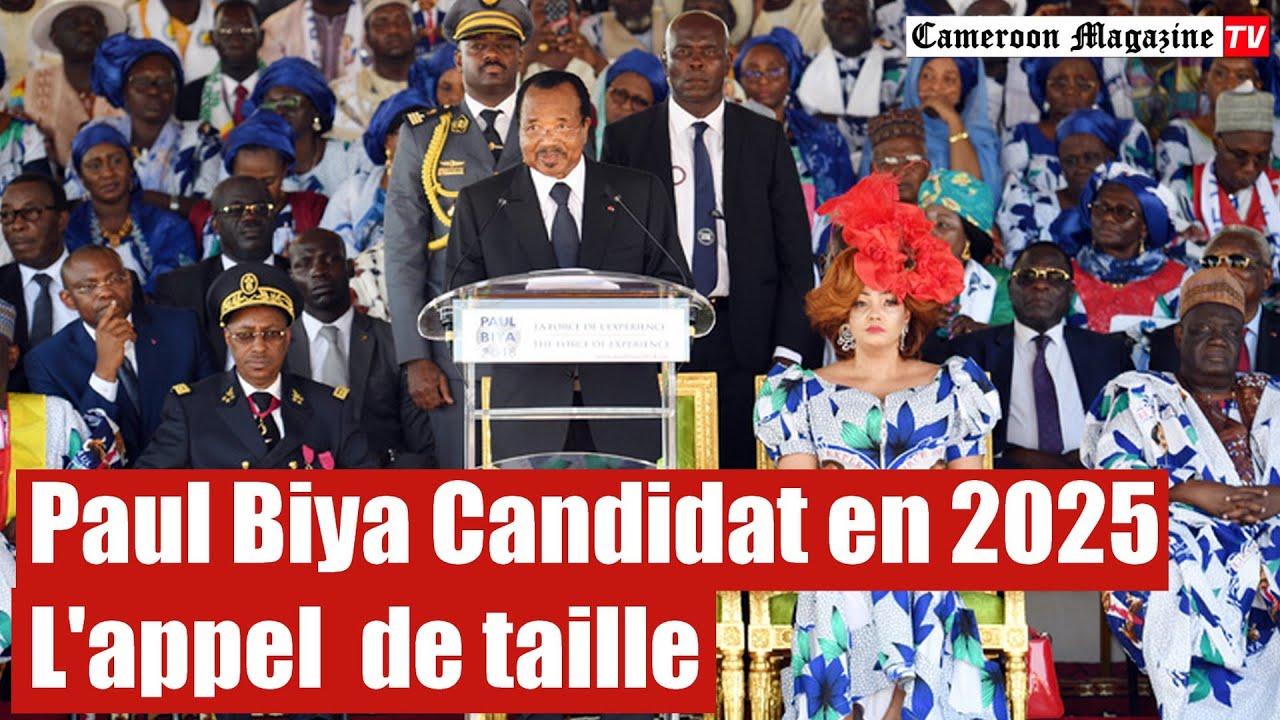 Paul Biya Candidat en 2025 : Réactions et Controverses. - YouTube