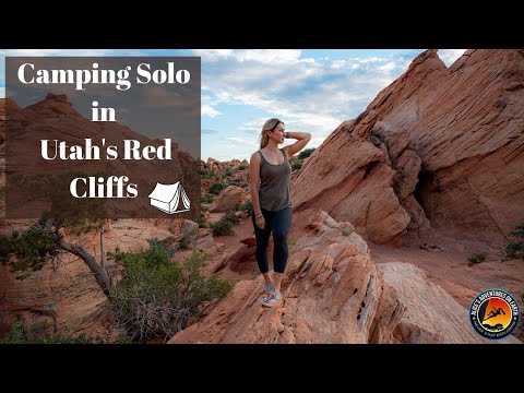 Solo Camping in St. George Utah's Red Cliffs