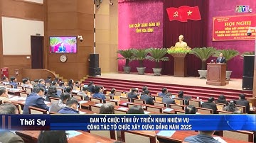 Ban Tổ chức Tỉnh ủy triển khai nhiệm vụ công tác tổ chức xây dựng Đảng năm 2025