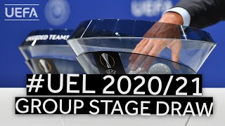 UEFA EUROPA LEAGUE 2020/21 Group Stage Draw