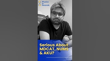 Serious About MDCAT, NUMS & AKU? Join This Session!