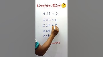 Creative Mind 🤔 | #shortvideo #youtubeshorts #mathematics #mathtrick #puzzlegame #mathpuzzle #trend