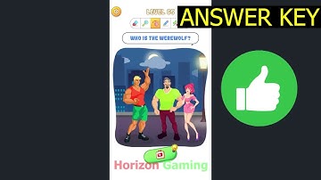 Tricky Quiz: Dop Brain Puzzle LEVEL 65 Who is the werewolf - Gameplay Walkthrough Android IOS
