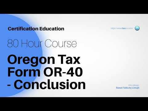 Oregon Tax Form