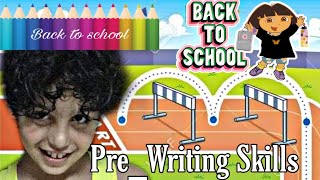 #Woksheets   #tracing  #Kindergarten #Pre_Writing_Skills شيتات تجهيز الطفل للقبول فالمدرسه