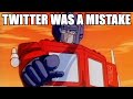 Optimus Prime After One Month on Twitter