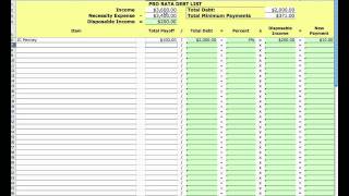FPU Form 11 Pro Rata Debt List screenshot 2