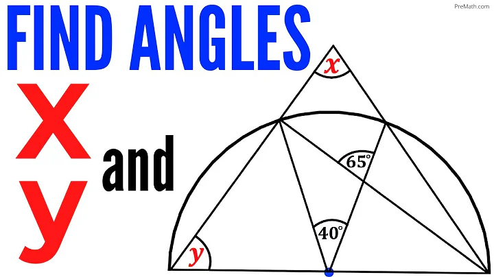 Can You Find Angles X & Y in this Shape? | Step-by-Step Tutorial