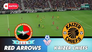 Kaizer Chiefs vs Red Arrows | Confederation Cup 2026 Simulation | Football PES 21 Realistic Gameplay