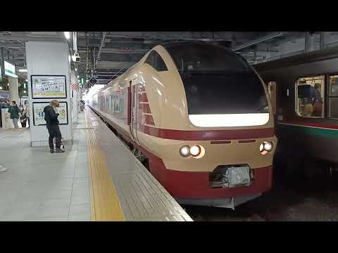 E653系ｶﾂK70編成臨時快速 仙台駅発車