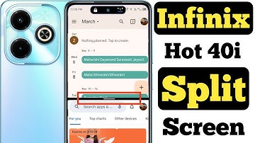 How to enable split screen in Infinix Hot 40i || Infinix Hot 40i me split screen kaise enable kare |