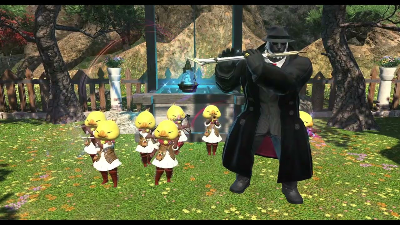 [ • FFXIV Bard Performance • ] Pokemon Black and White - Dragonspiral Tower