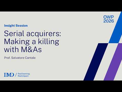 OWP Lausanne 2026: Insight Session with Salvatore Cantale
