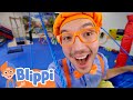 Blippi has a fun day at obstacle course  | Kids Cartoon Show | Healthy Habits for kids