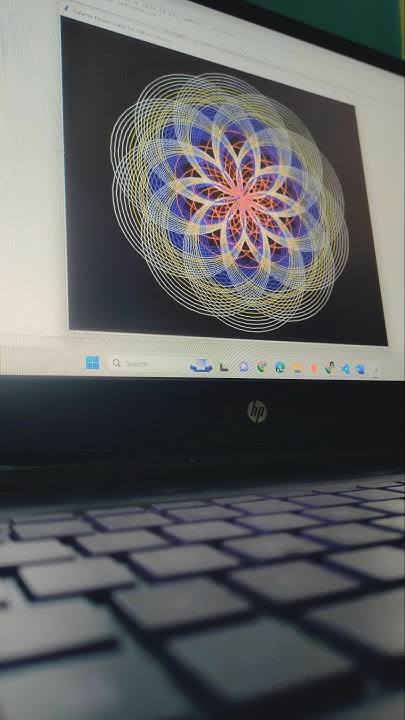 || Draw a Flower Using Python || Python Turtle ||#shorts #youtubeshorts ...
